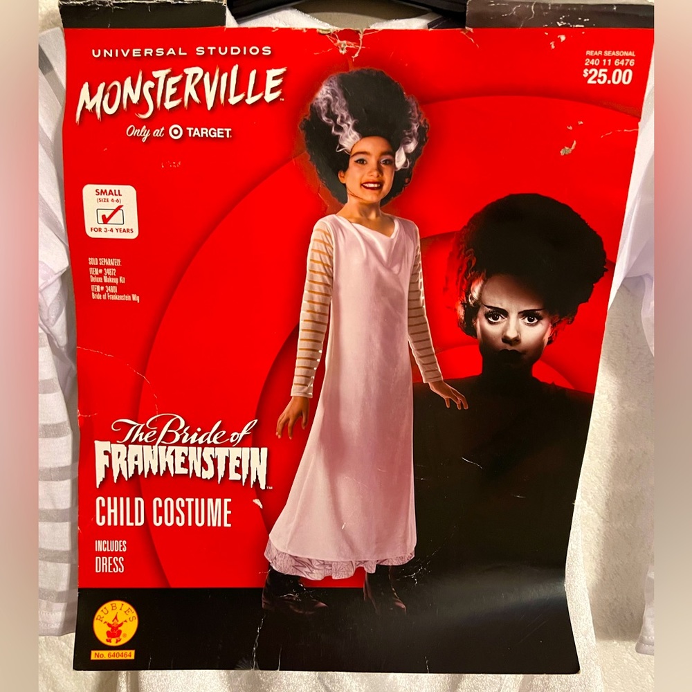 Bride of Frankenstein Costume